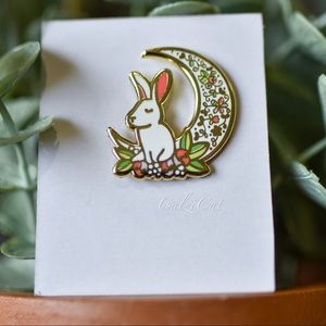 Celestial Bunny Enamel Pin
